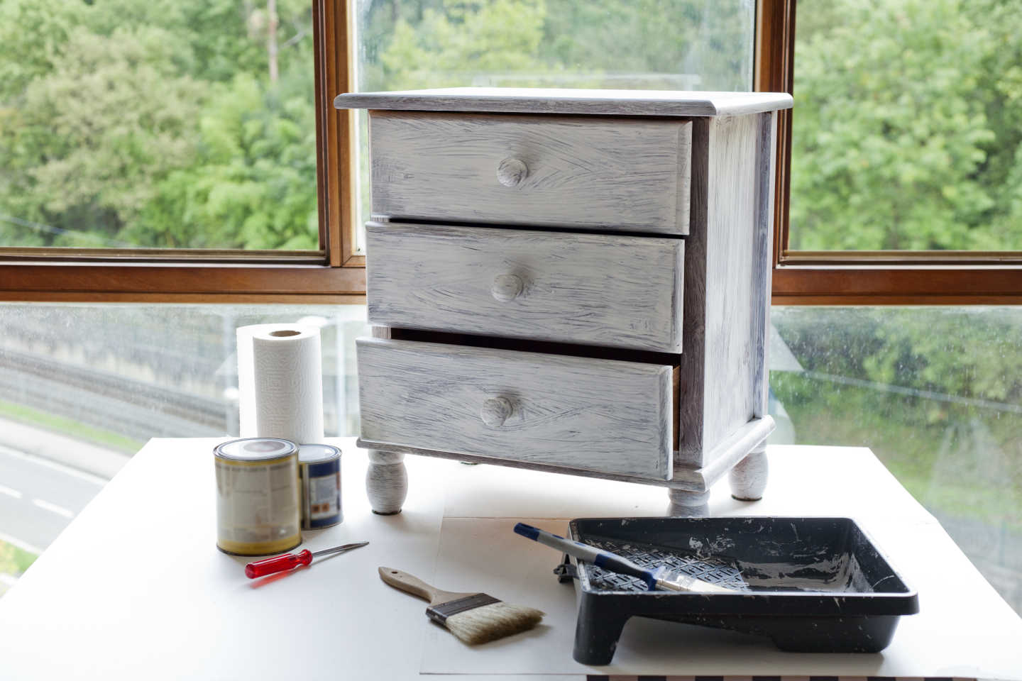Painting drawers